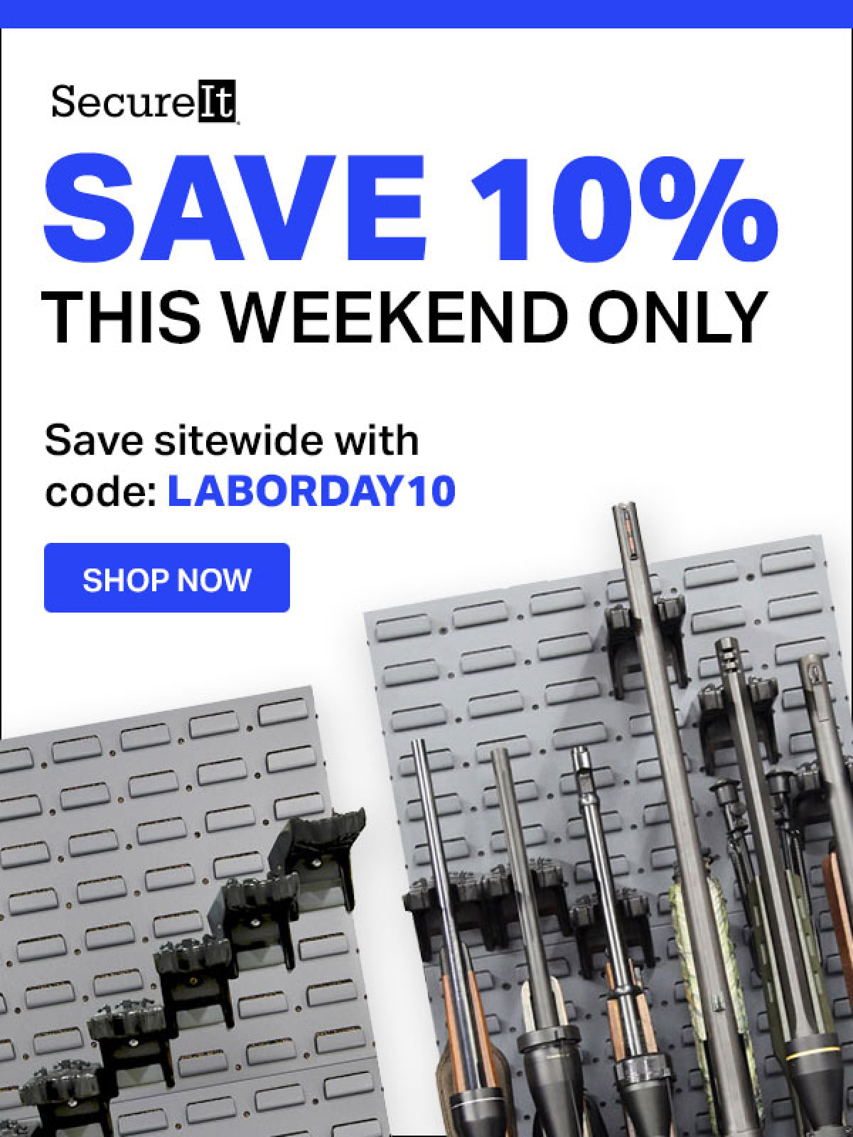 Save 10% this weekend only!